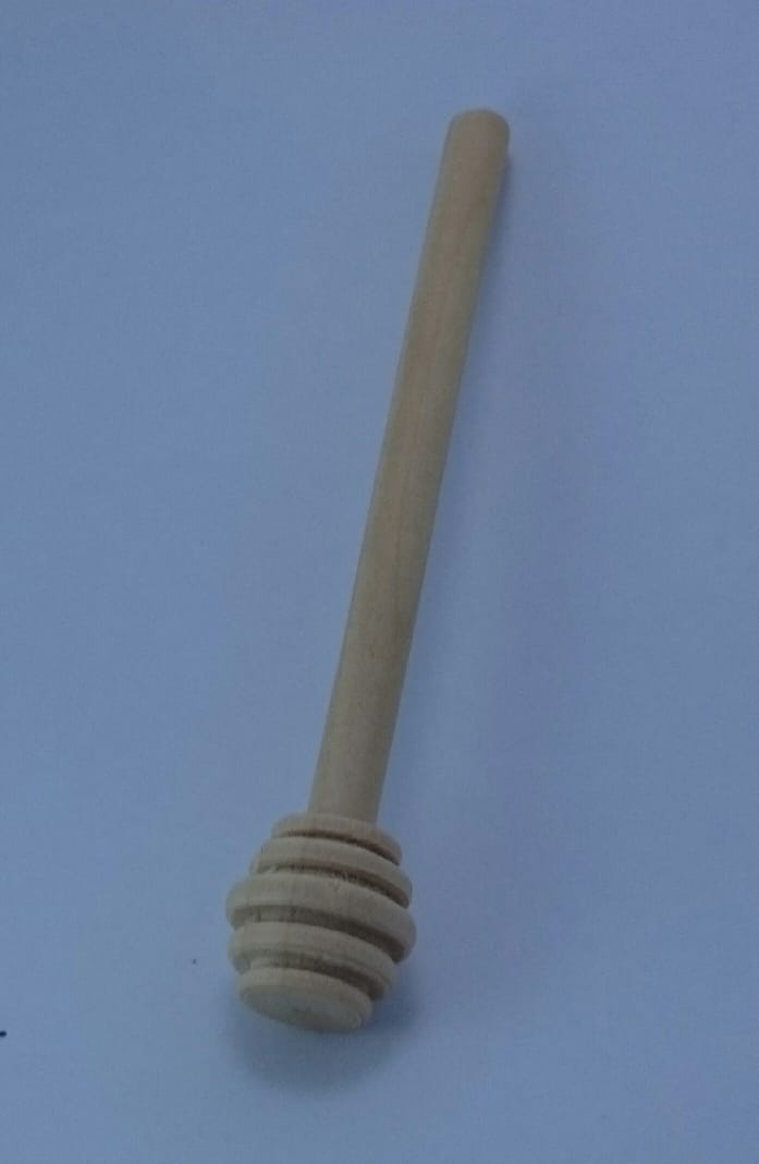 Bolillo en madera para Miel 8,5 cm de largo